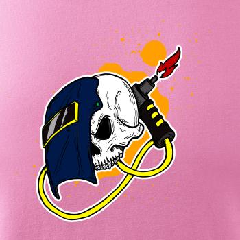 Zvárač - kreslená lebka