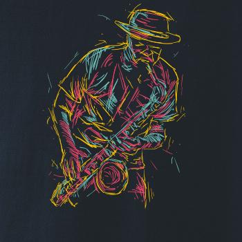 Jazz saxofón splash