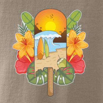 Leto, nanuk, more, pláž Leto, nanuk, more, pláž