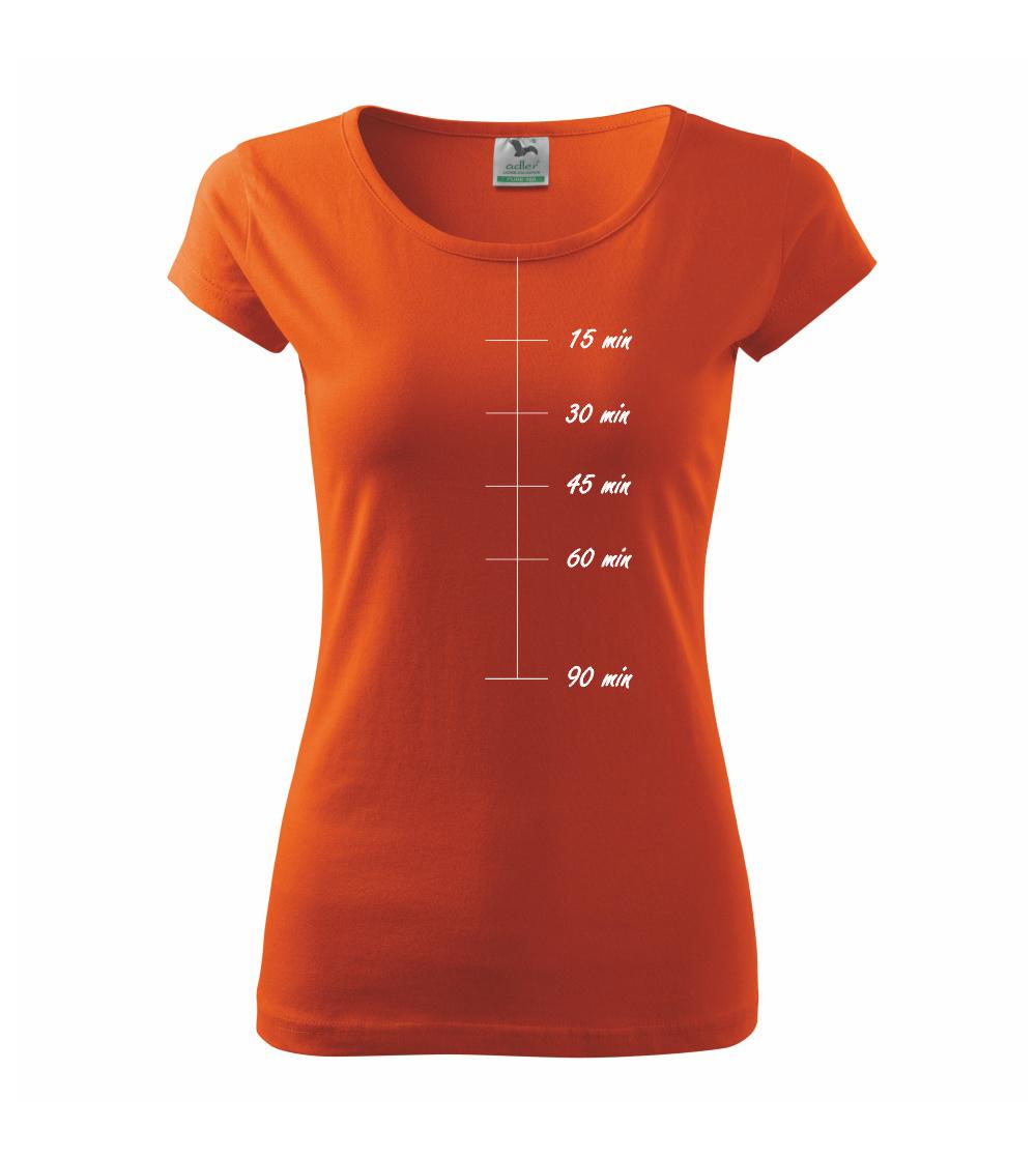 Posilňovani - Sweat meter-minutes - Dámske tričko Pure