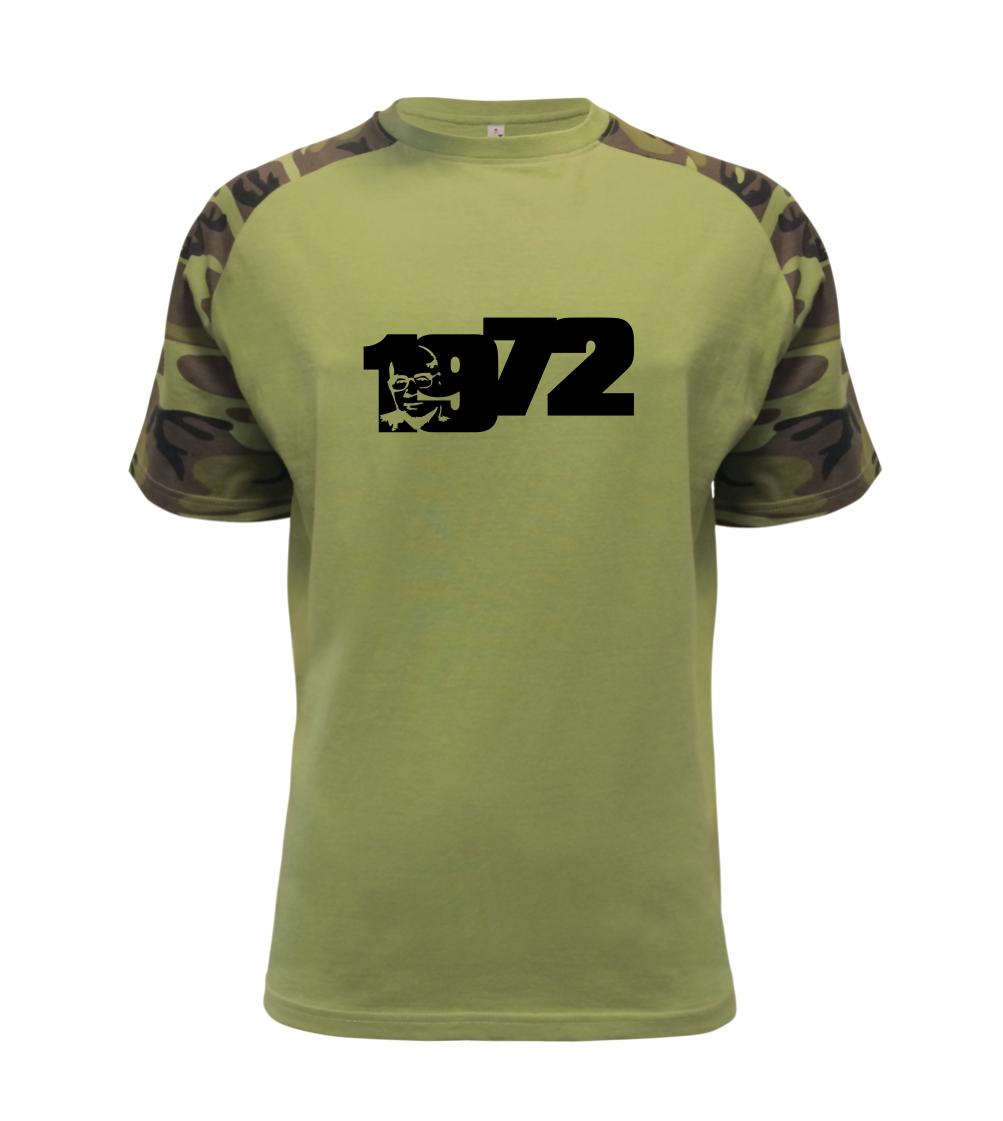 Trička s ročníkom 1972 - Husákovo dieťa - 1972 - Raglan Military