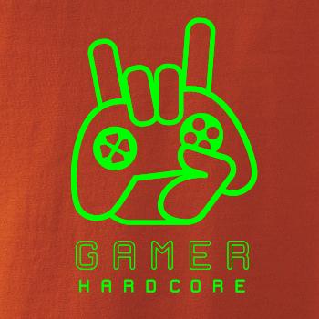 Hardcore gamer - ruka - zelená
