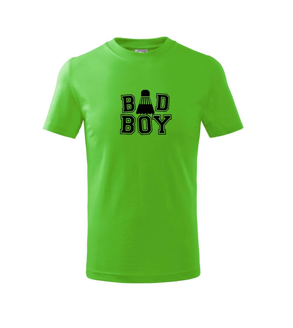 Tričká na bedminton - Badminton Bad Boy - Tričko detské bavlnené