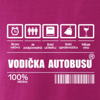 Čiarový kód - Vodič autobusu / Vodička autobusu
