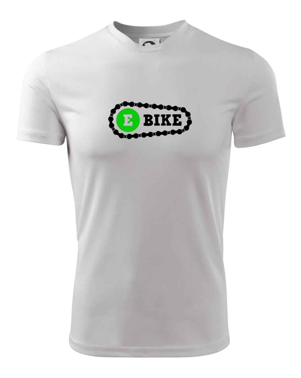 Tričko ako darček pre cyklistu - Ebike reťaz - Detské tričko športové