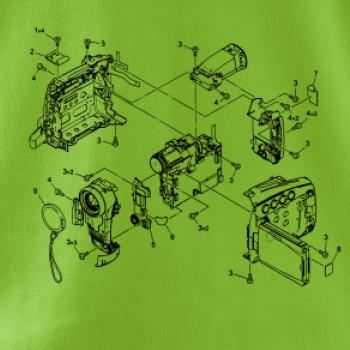 Nákres videokamera stará