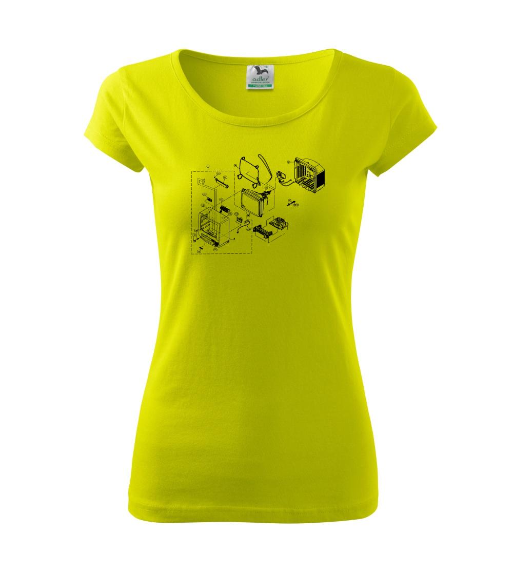 Nákres starý CRT televízor Nákres starý CRT televízor