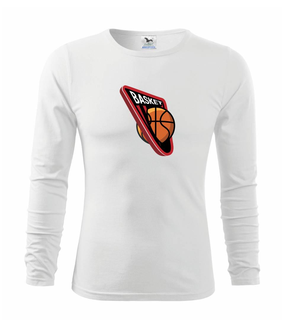 Basketbalová tričká - Basket logo - Tričko detské Long Sleeve