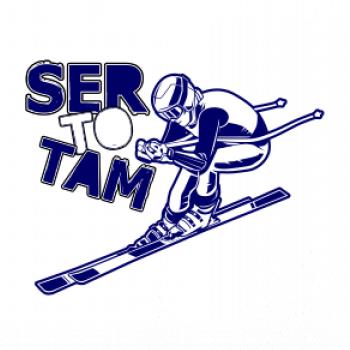 Lyžiar ser to tam