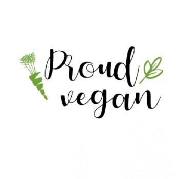 Proud vegan Proud vegan