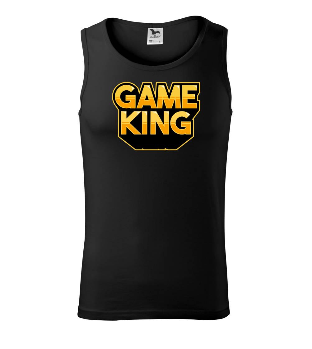 Tričká pre ajťákov - Game king - nápis veľký - Tielko pánske Core
