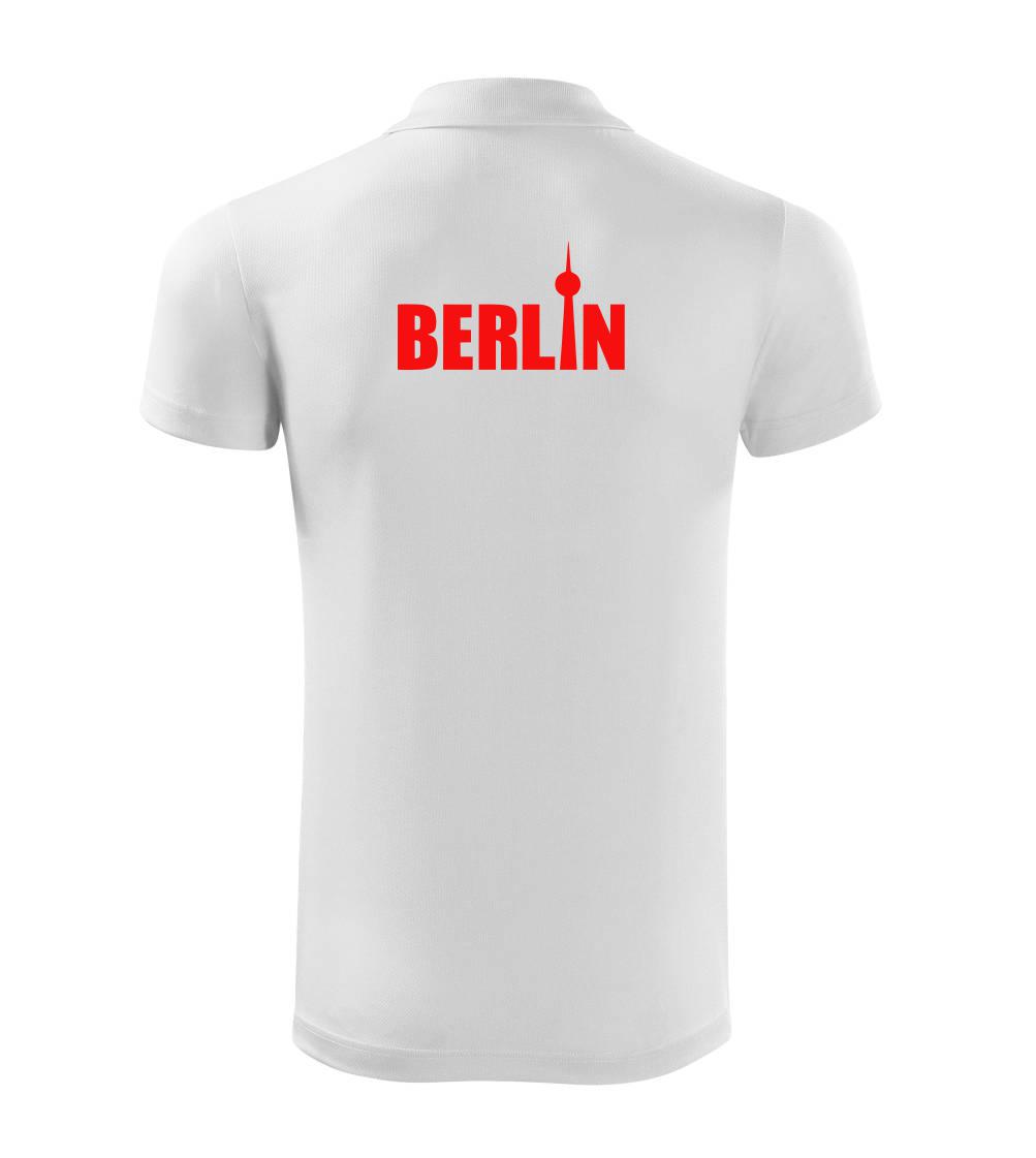 Berlin nápis veža Berliner Fernsehturm Berlin nápis veža Berliner Fernsehturm