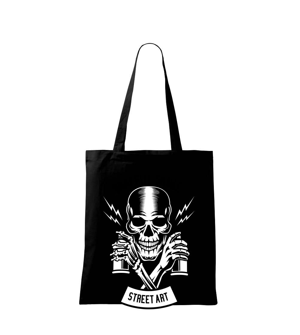 Grafické tričká - Graffiti Skull - Taška bavlnená
