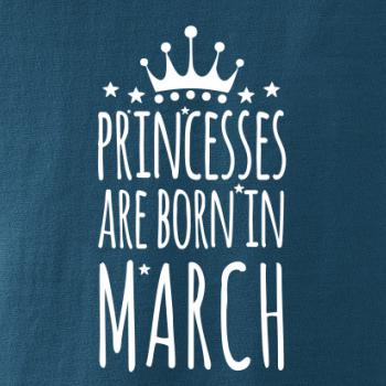 Princesses are born in March