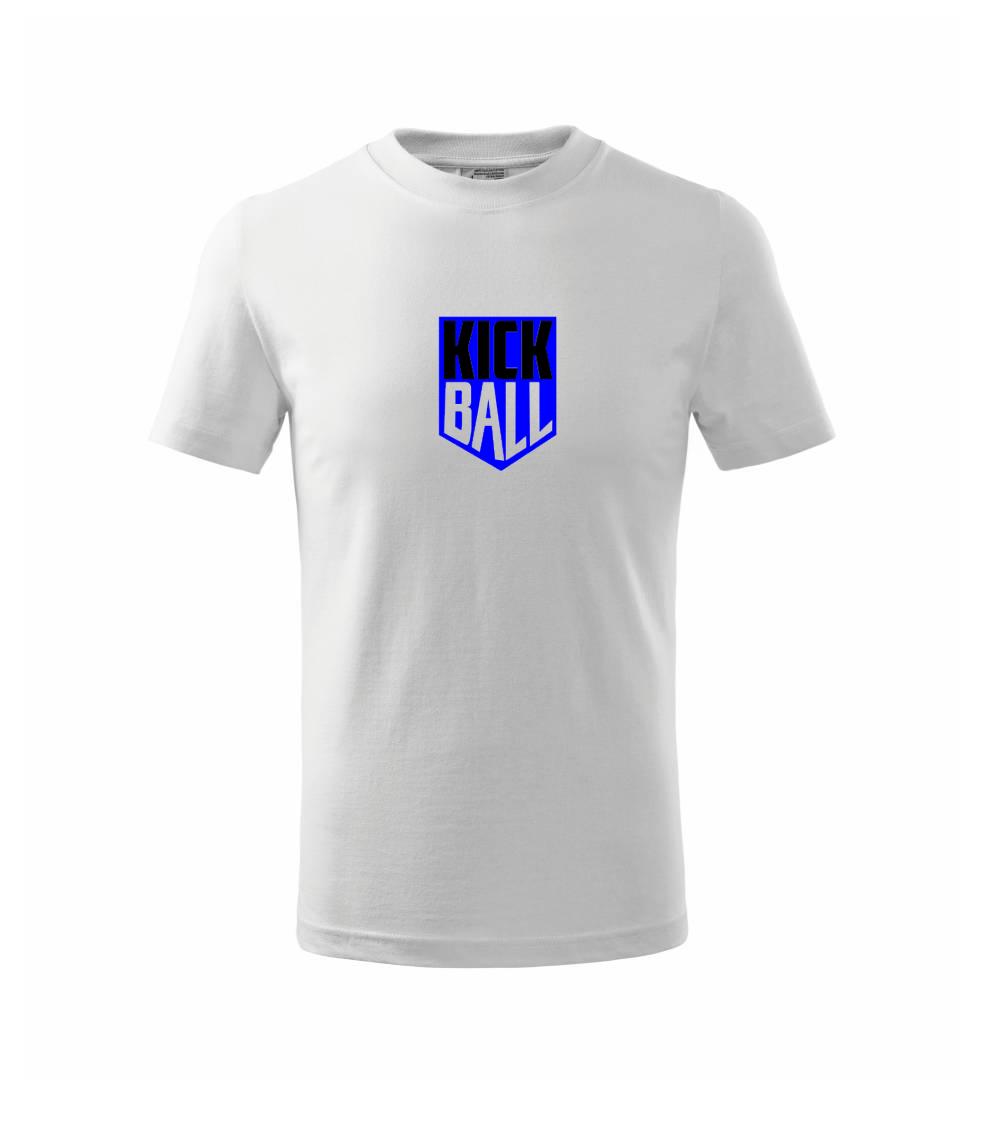Tričká na nohejbal - Kickball - štítok - Tričko detské bavlnené