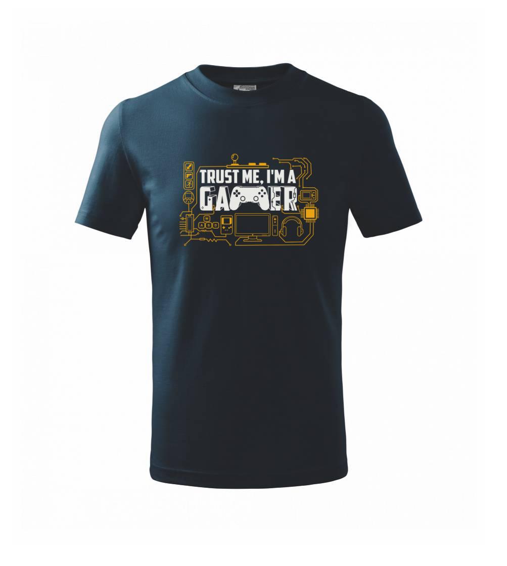 Tričká pre ajťákov - Trust me Im a gamer - Tričko detské bavlnené