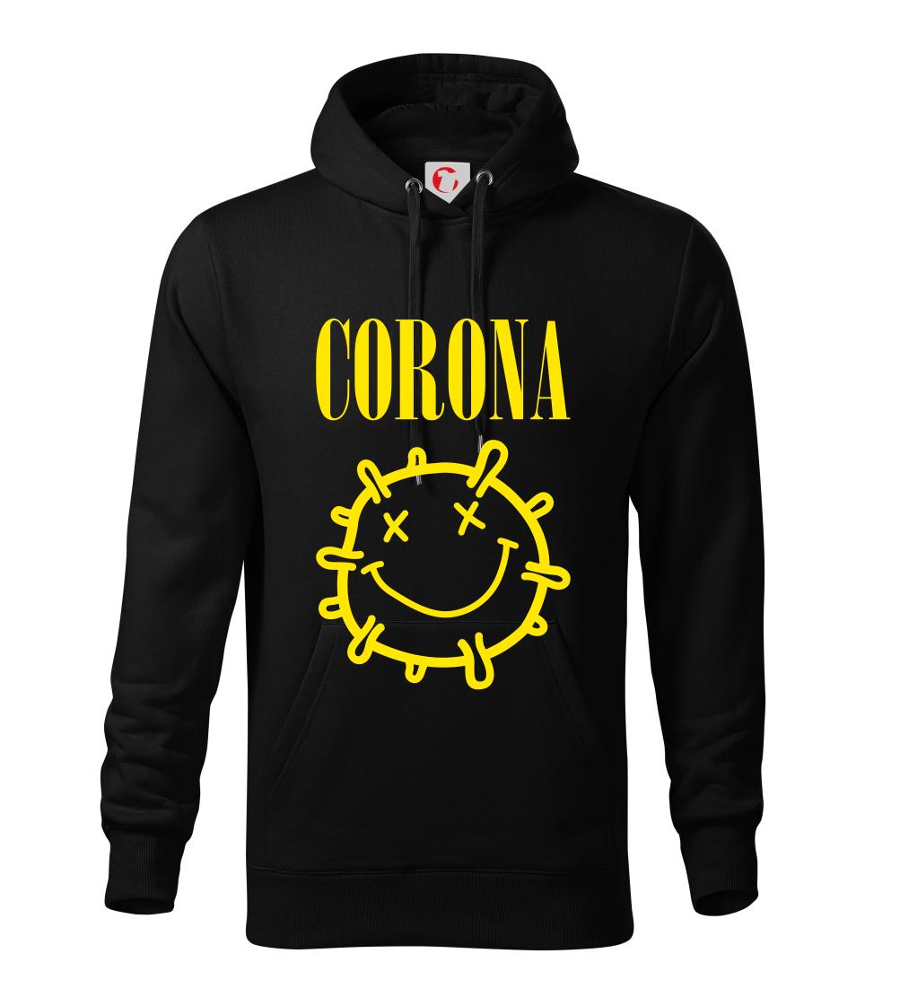 Corona žlté logo - Mikina pánska Cape s kapucňou