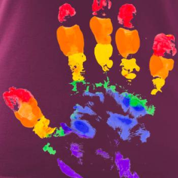 LGBT hand print
