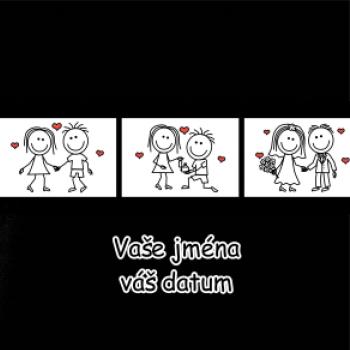 Svadobný deň - váš nápis (Hana-creative)