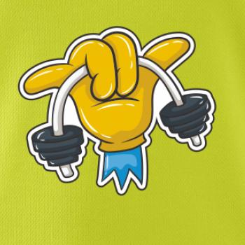 Comics ruka a činka Comics ruka a činka