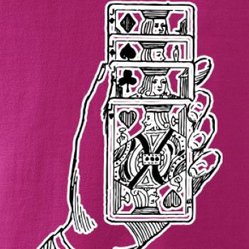 Poker ruka s kartami