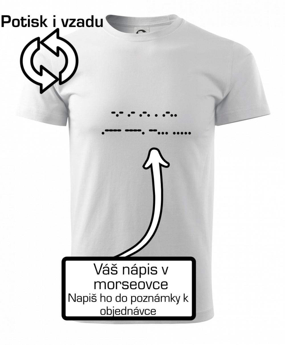 Morzeovka - váš nápis Morzeovka - váš nápis