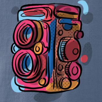 Foťák farebný - dve šošovky Foťák farebný - dve šošovky