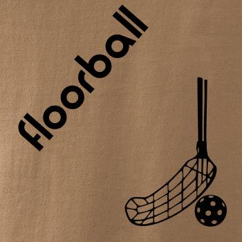 Floorball nápis šikmo