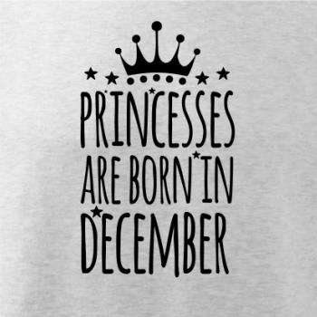 Princesses are born in December