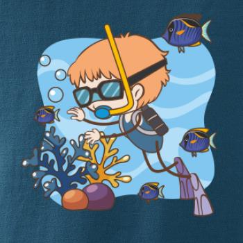 Potápač chlapec Potápač chlapec