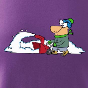 Frézování sněhu kreslené