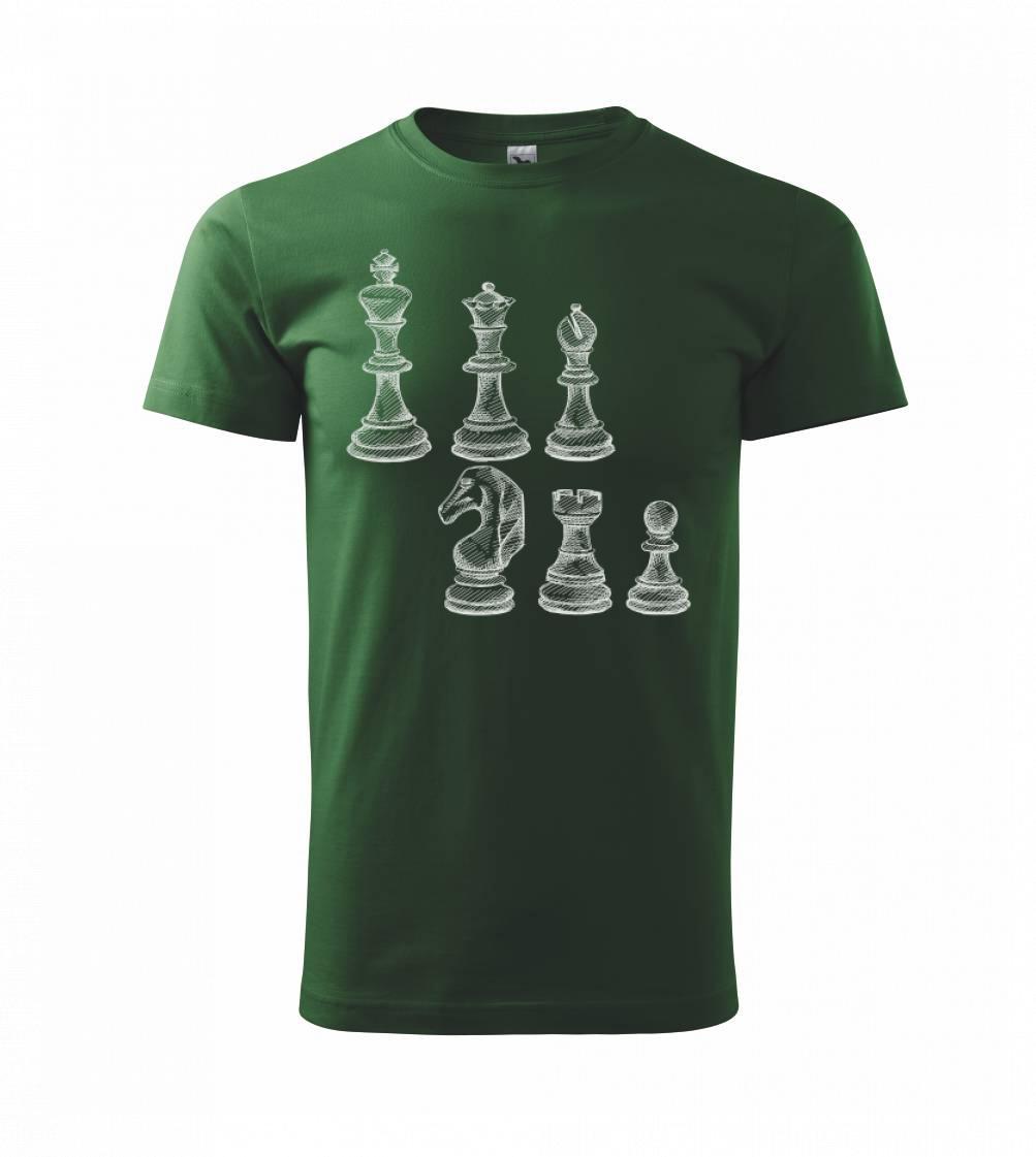 Šachové figúrky kreslené Šachové figúrky kreslené