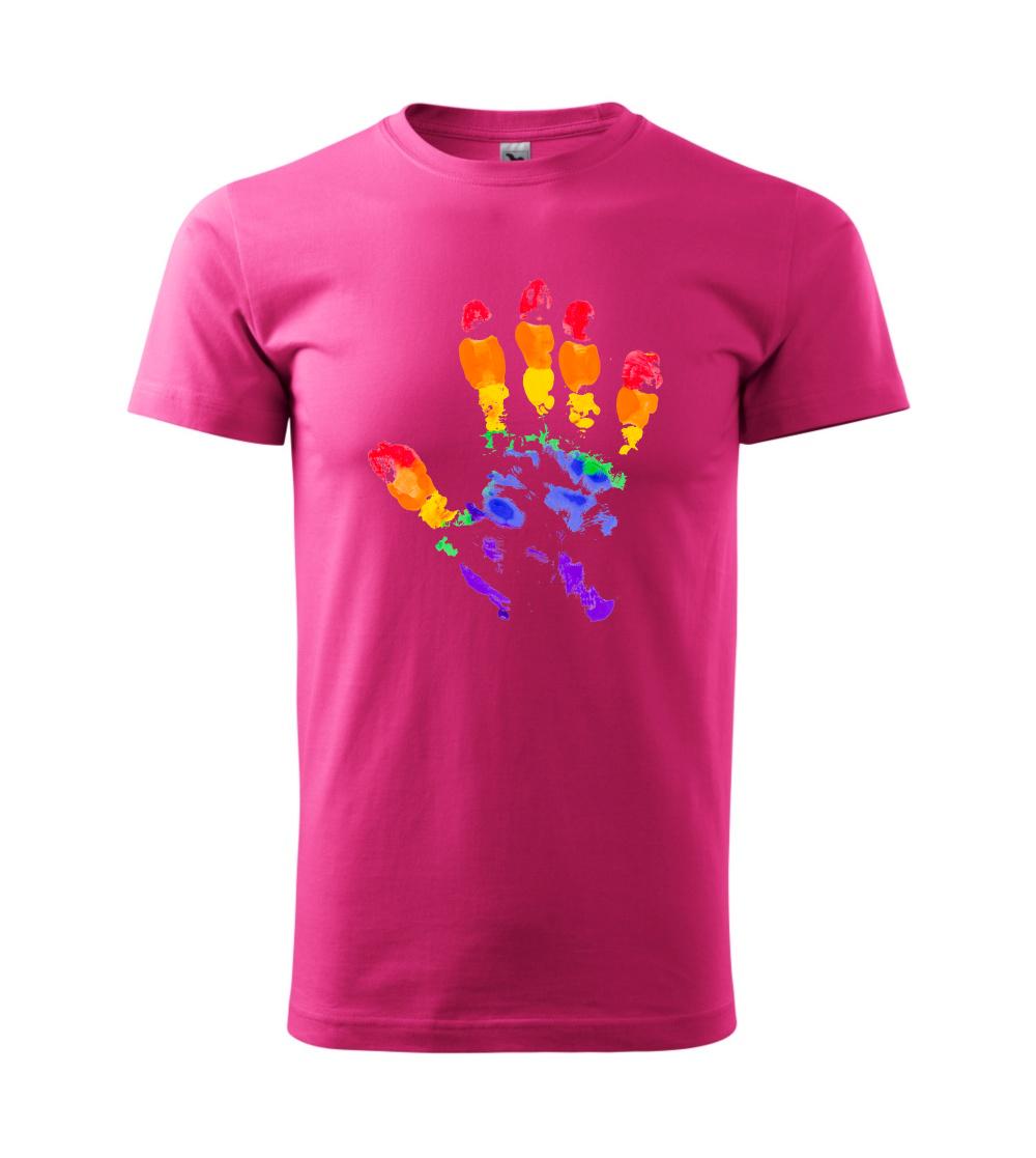 LGBT hand print LGBT hand print