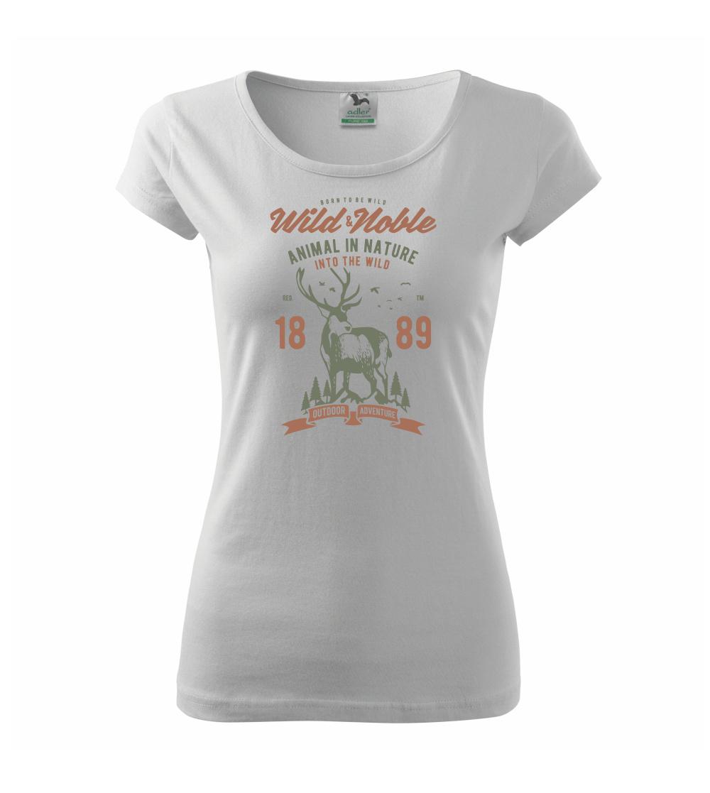 Tričká so zvieratami - Wild And Noble - Dámske tričko Pure