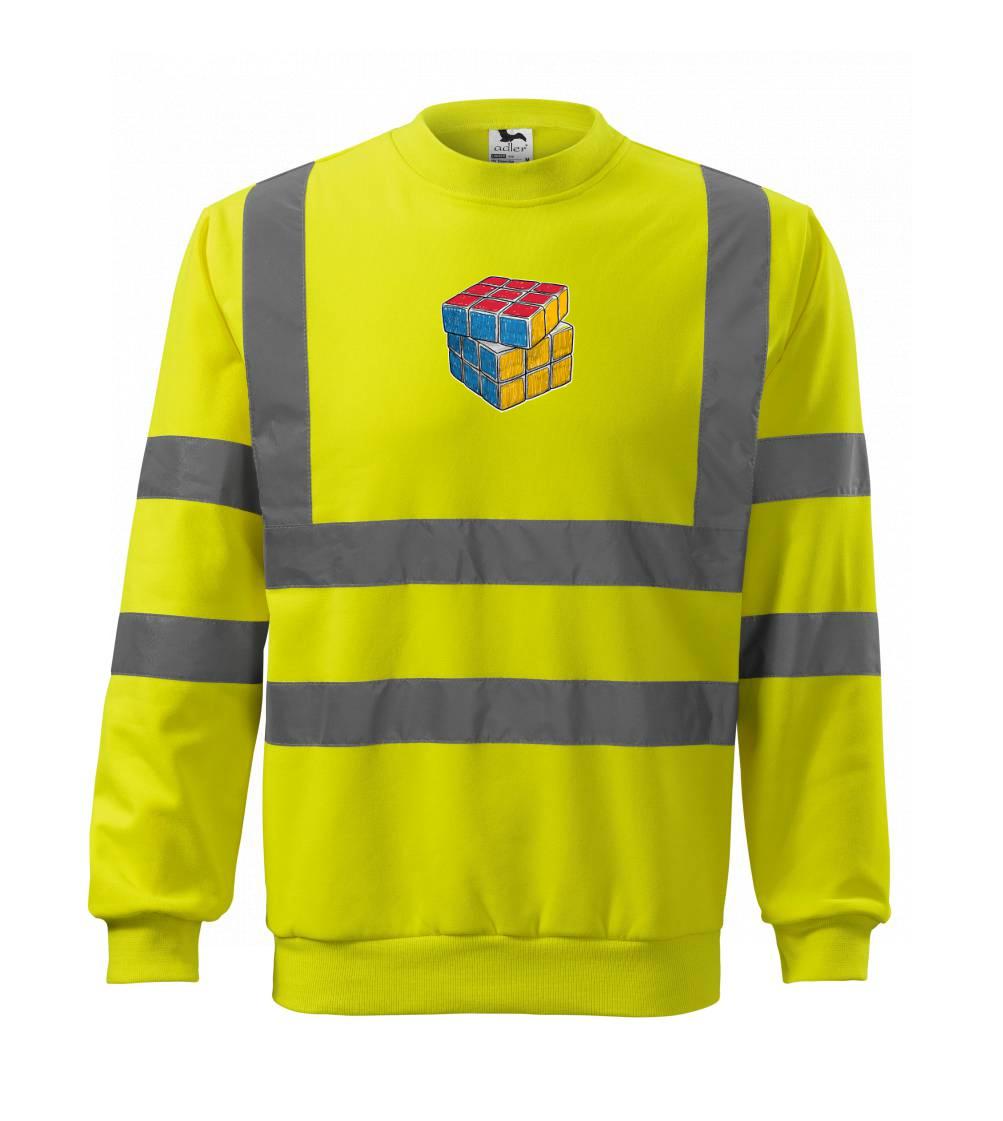 Rubikova kocka kreslená Rubikova kocka kreslená