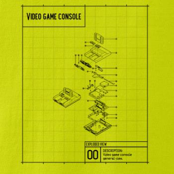 Nákres TV videohra na kazety