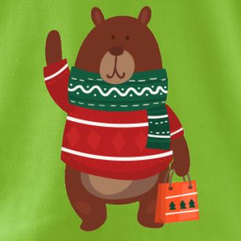 Medveď s darčekom Medveď s darčekom