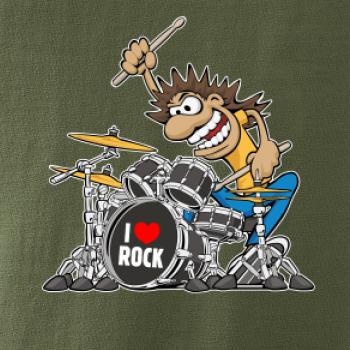 I love rock bubeník I love rock bubeník