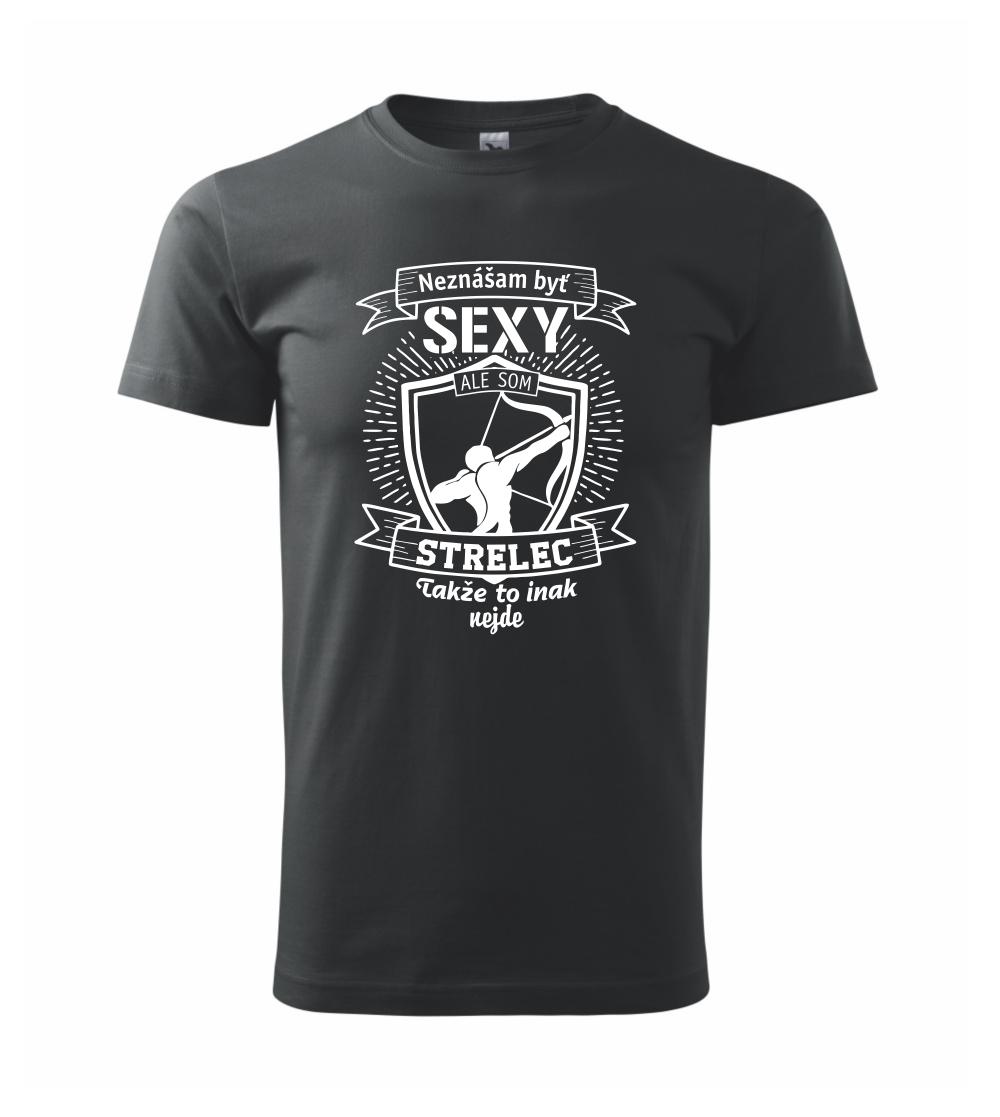 Tričká strelec - Neznášam byť sexy - Strelec - Klasické pánske tričko vyššej gramáže