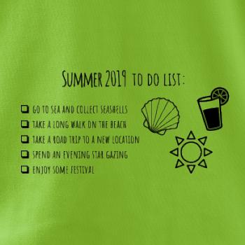 Summer 2019 to do list