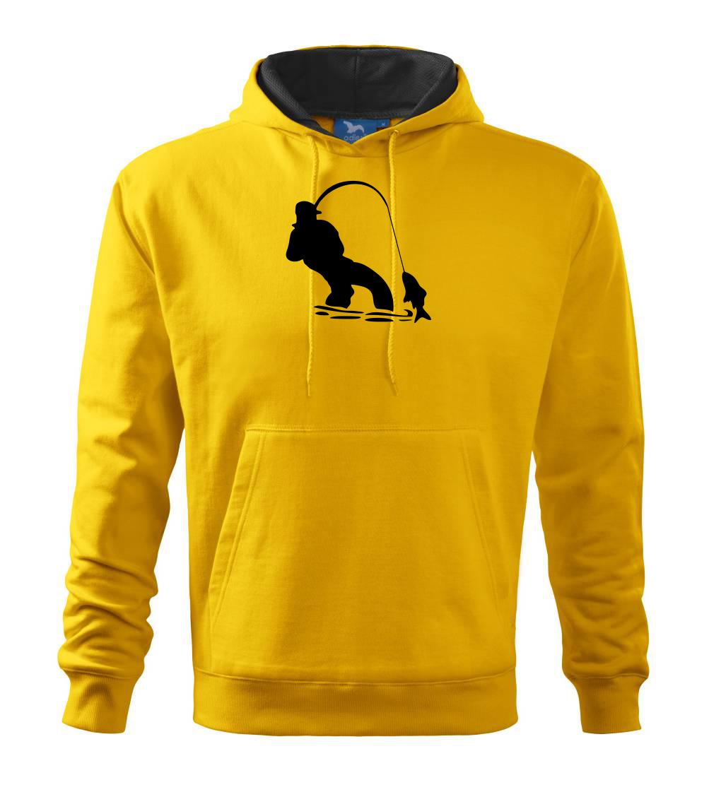 Rybár ťahajúce rybu Rybár ťahajúce rybu