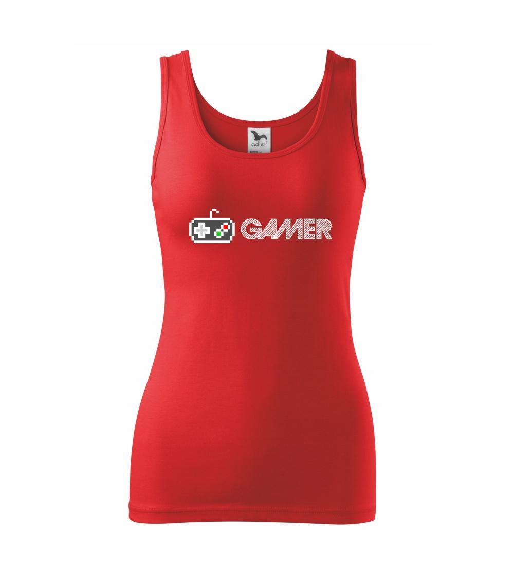 Tričká pre ajťákov - Gamer - ikona gamepad - Dámske tielko