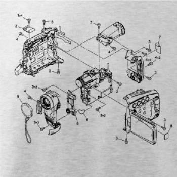 Nákres videokamera stará