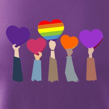 LGBT ruky srdce