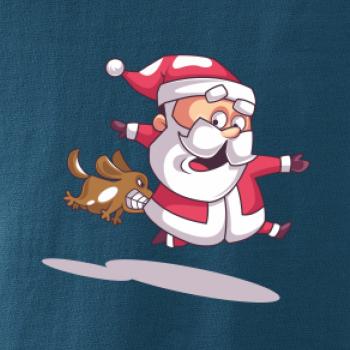 Santa so zahryznutým psom
