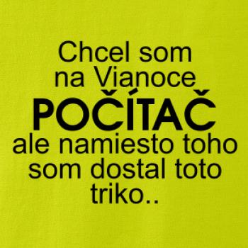 Chcel som na Vianoce počítač