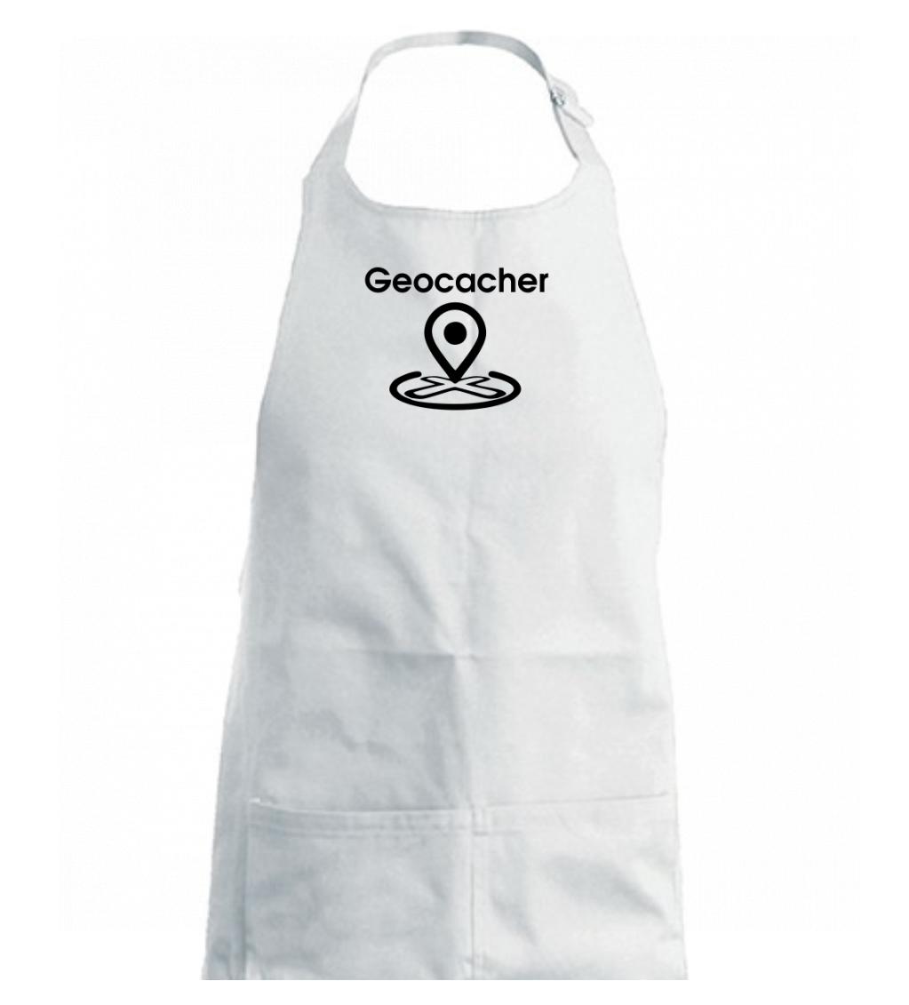 Tričká na geocaching - Geocacher maps - Dámska zástera na varenie