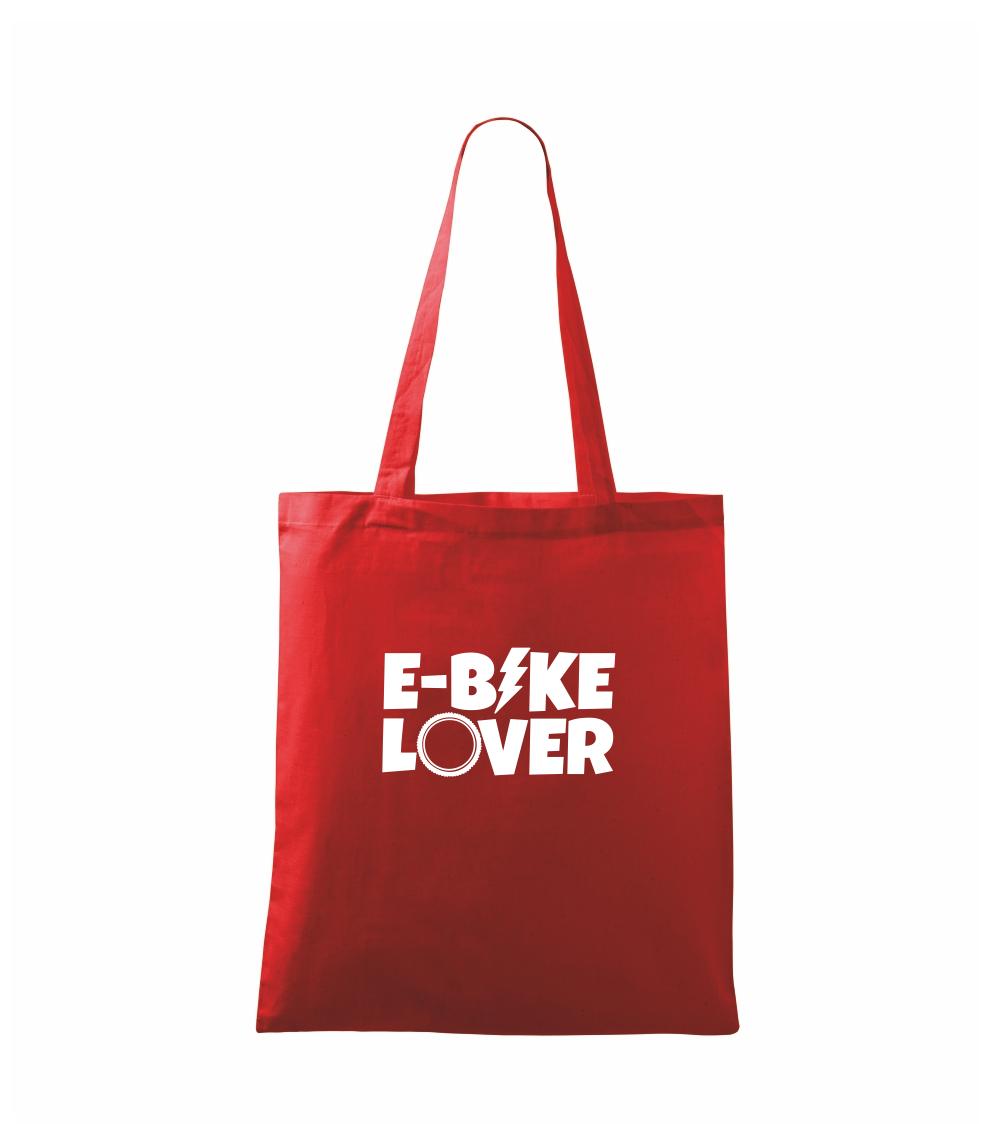 Tričko ako darček pre cyklistu - E-bike lover - Taška bavlnená