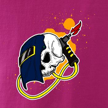 Zvárač - kreslená lebka