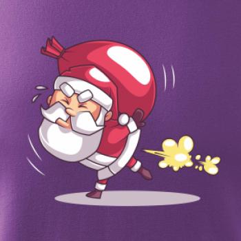 Santa nesie ťažký náklad